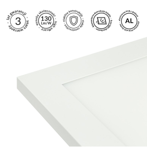 Panel LED VELLA III 60x60 120° 40W 6500K 4000lm ORO07045 + zasilacz ORO15093