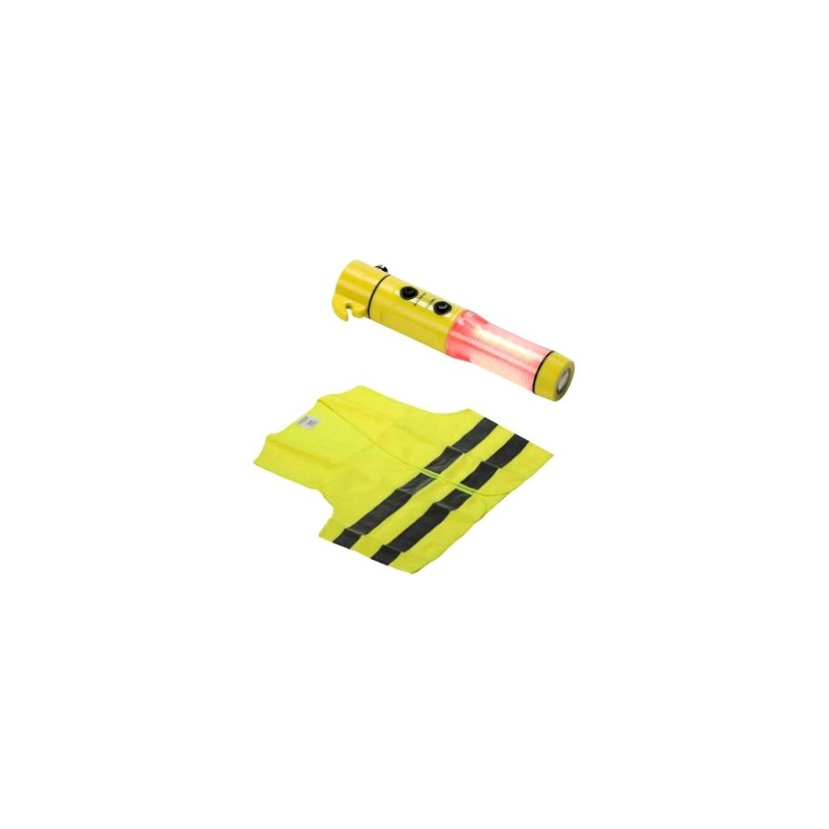 LATARKA HIRO LED + KAM.ODBLASKOWA XXL LEN334450