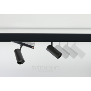 Oprawa SPOT S 6W 24st czarna 35x140x178 SYSTEM SHIFT WLD+40004
