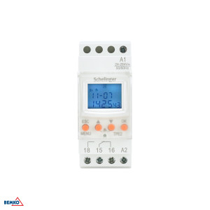 Programator czasowy elektroniczny 16(8)A 7D A26-TPE2