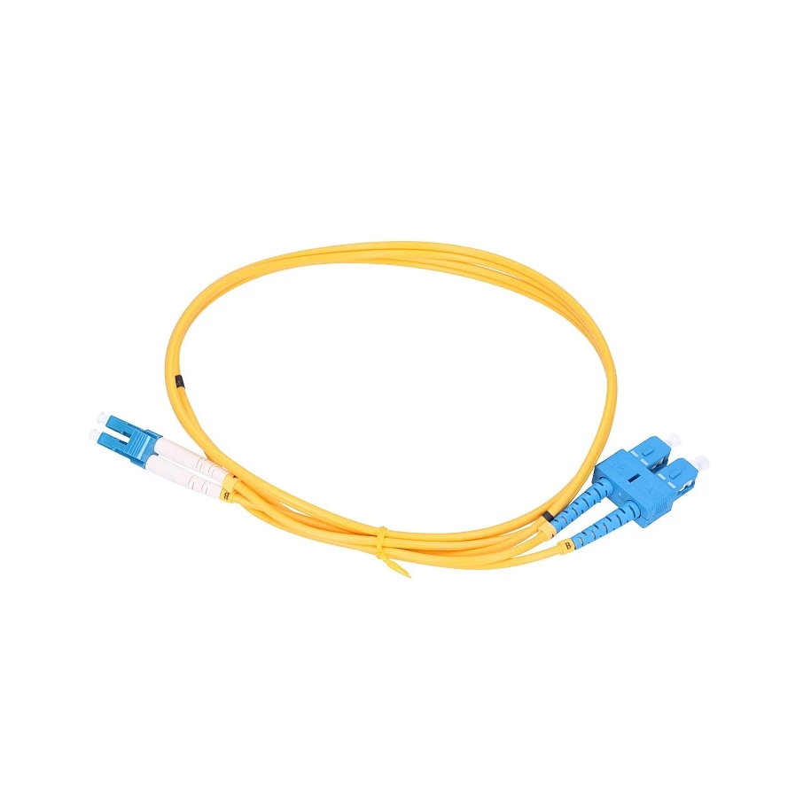 Patchcord Jednomodowy, Duplex, G657A1, 3mm, 1m Extralink, SC/UPC-LC/UPC EX.1742
