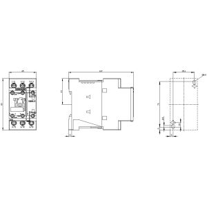 Stycznik mocy 25A 3P 24V DC 1Z 1R S0 3RT2026-1BB40