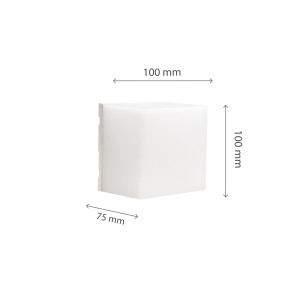 Oprawa elewacyjna SCATOLLO 5W CCT 230V IP54 biała SLI003036CCT_PW