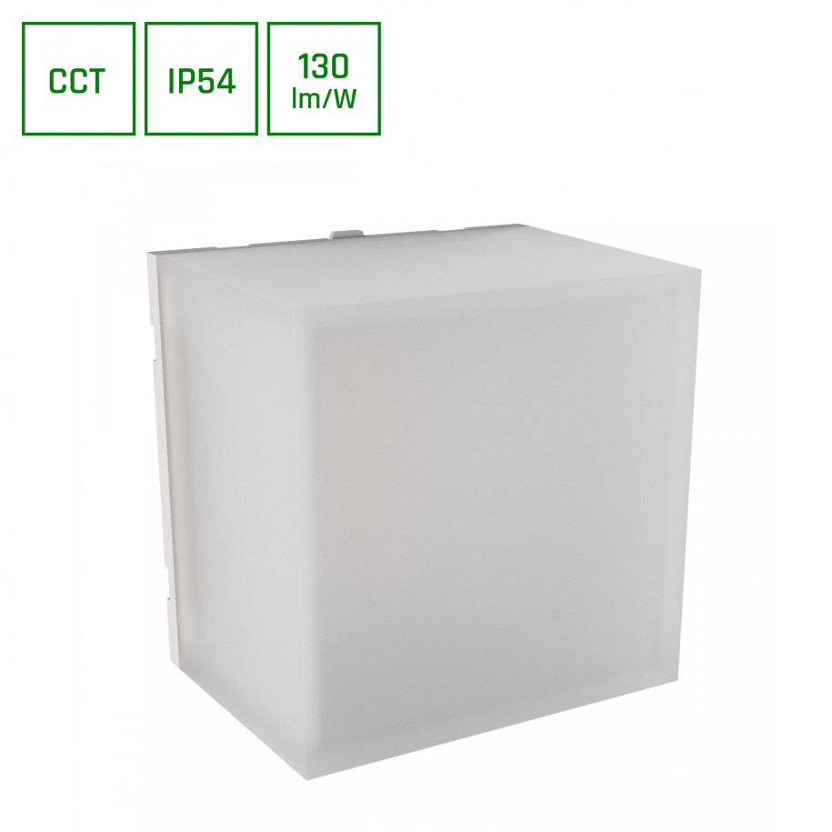 Oprawa elewacyjna SCATOLLO 5W CCT 230V IP54 biała SLI003036CCT_PW