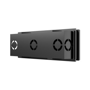 Oprawa elewacyjna ENCANTA ASYMMETRIC 6W CCT IP54 podtynkowa czarna SLI003032CCT_PW