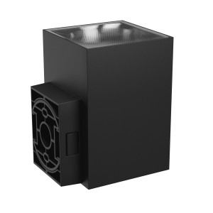 Oprawa elewacyjna TORRE 9W CCT 230V IP54 kwadrat czarna SLI003023CCT_PW