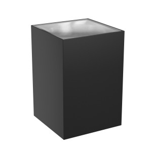 Oprawa elewacyjna TORRE 9W CCT 230V IP54 kwadrat czarna SLI003023CCT_PW