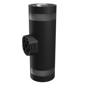 Oprawa elewacyjna TORRE RING 18W CCT 230V IP54 okrągła czarna SLI003026CCT_PW