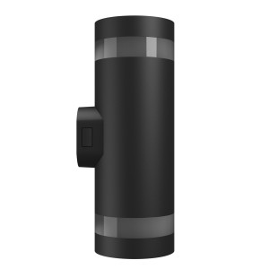 Oprawa elewacyjna TORRE RING 18W CCT 230V IP54 okrągła czarna SLI003026CCT_PW