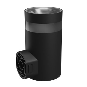 Oprawa elewacyjna TORRE RING 9W CCT 230V IP54 okrągła czarna SLI003025CCT_PW
