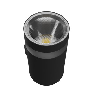 Oprawa elewacyjna TORRE RING 9W CCT 230V IP54 okrągła czarna SLI003025CCT_PW