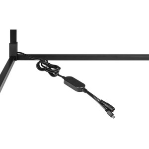 Lampa podłogowa LED RGB 20W 140cm czarna