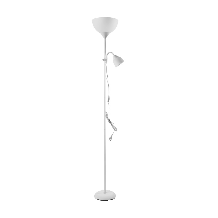 Lampa stojąca ULAR 175cm biała  LS-2/W