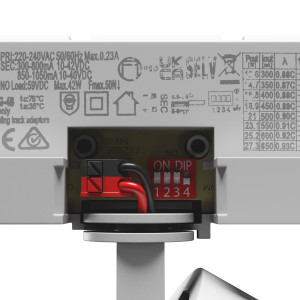 PAVA 2 NA SZYNOPRZEWÓD 3F 19-42W NW 230V 20-45ST IP20 RA90 BIAŁY 5 LAT GW. Z REG. MOCY SLI033030NW_PW