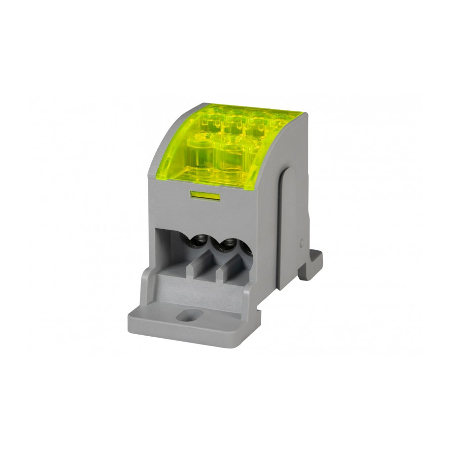 Blok LKN 80A (3x16 - 4x6) Al/Cu- żółty F2.0333