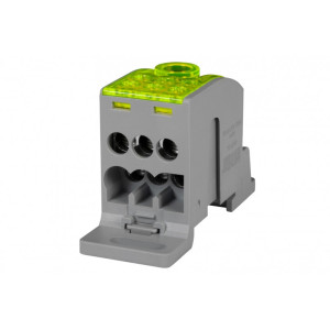 Blok LKN 160A (1x70/1x16 - 6x16) Al/Cu- żółty F2.0339
