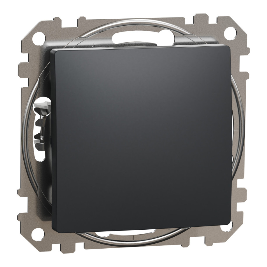 Łącznik 1-biegunowy, czarny antracyt Sedna Design SDD114101