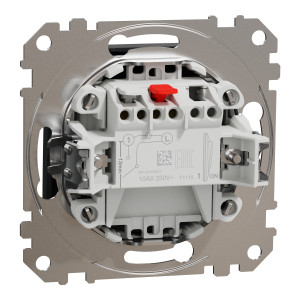 Łącznik 1-biegunowy, czarny antracyt Sedna Design SDD114101