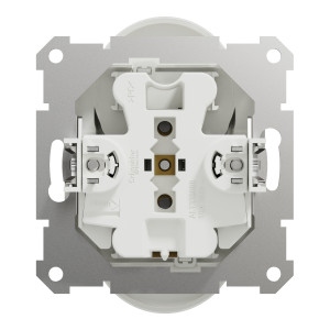 Gniazdo 2x2P+PE do systemu ramkowego, białe Sedna Design SDD111275