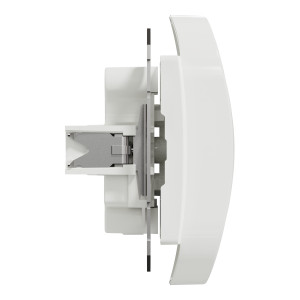 Gniazdo 2x2P+PE do systemu ramkowego, białe Sedna Design SDD111275