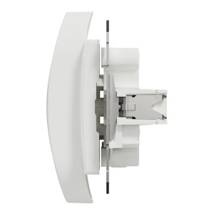 Gniazdo 2x2P+PE do systemu ramkowego, białe Sedna Design SDD111275