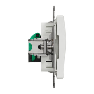 Gniazdo komputerowe RJ45 kat.5e UTP, białe Sedna Design SDD111451