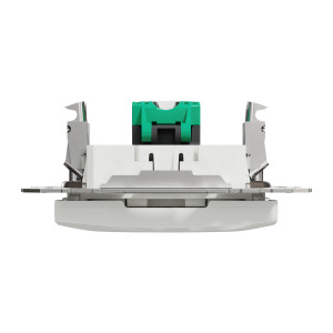 Gniazdo komputerowe RJ45 kat.5e UTP, białe Sedna Design SDD111451