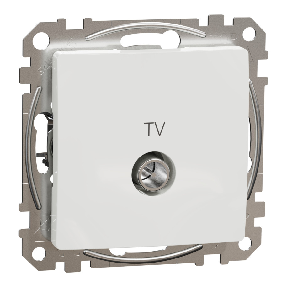 Gniazdo TV końcowe (4dB), białe Sedna Design SDD111471