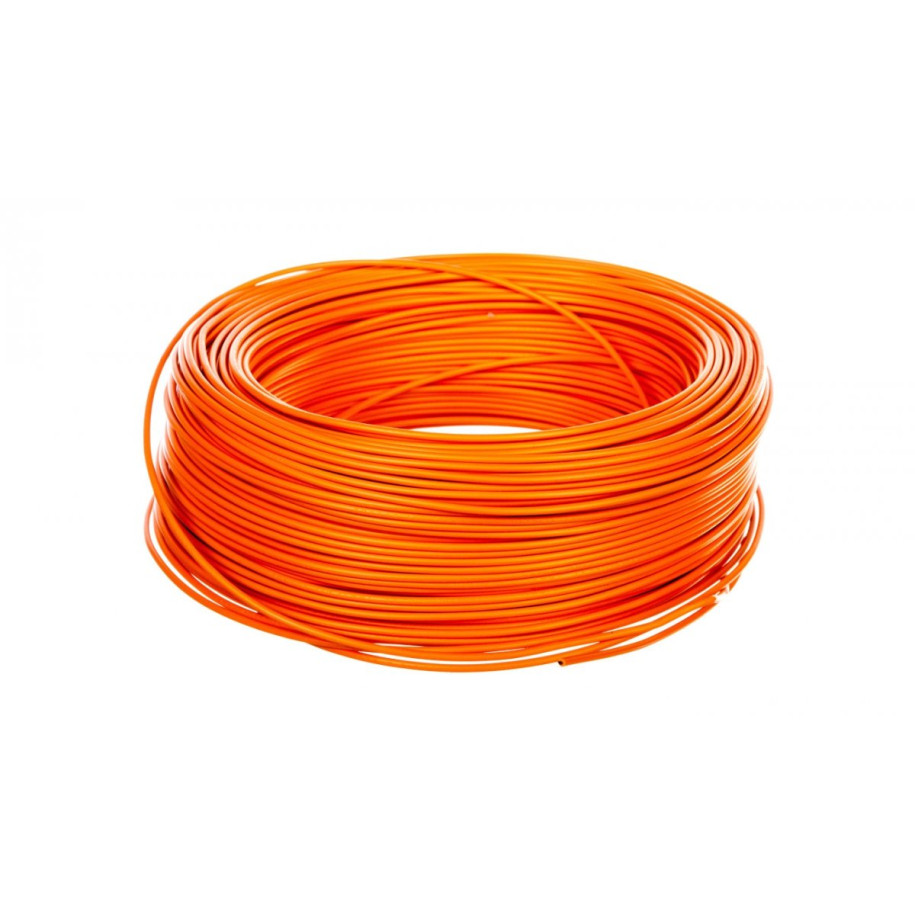 Przewód instalacyjny H05V-K 0,75 pomarańczowy 29110 100mb
