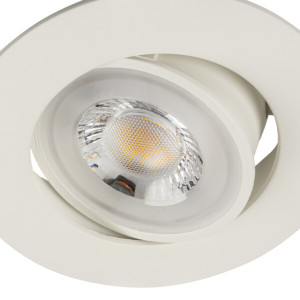Oprawa downlight LED FIZU 4,8W 420lm 4000K okrągła FI80 biała 38262