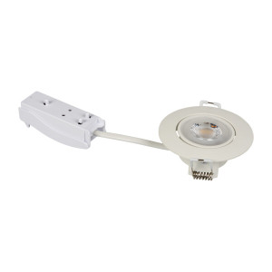 Oprawa downlight LED FIZU 4,8W 420lm 4000K okrągła FI80 biała 38262