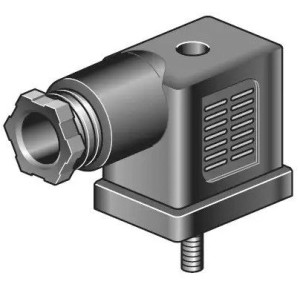 Wtyczka do cewki elektrozaworu, typ A, IP65, 0-230V AC/DC, 3 PIN, CEP/2