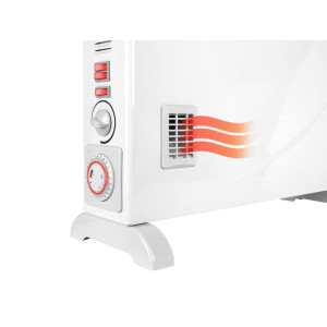 Grzejnik konwektorowy 2000W z nawiewem TURBO i programatorem TLC LXUG06