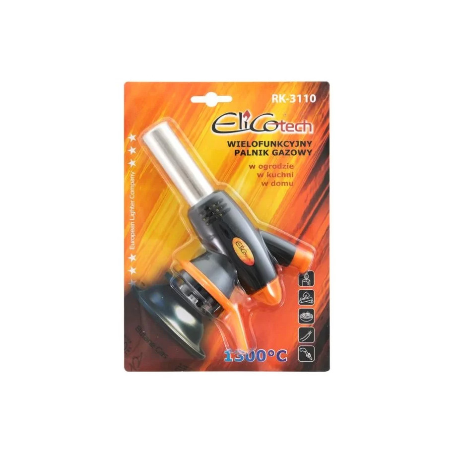 Palnik gazowy na naboje 1300°C 1120W ELICO RK-3110