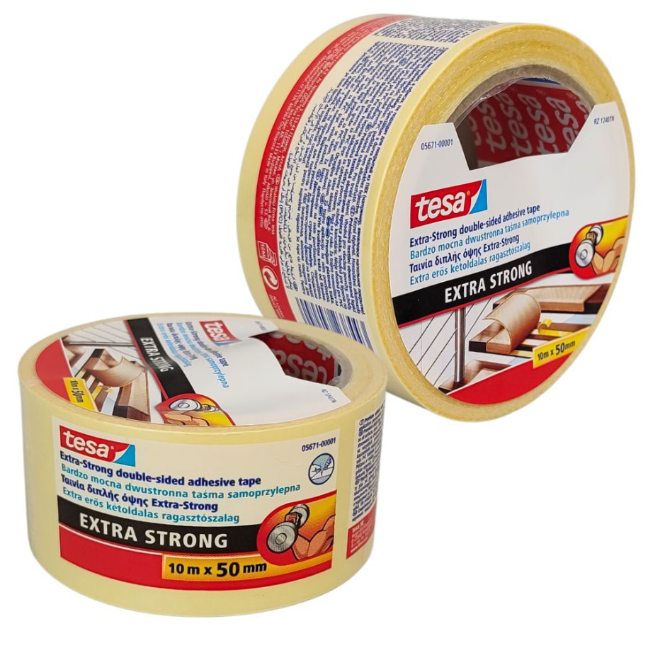 Taśma do wykładzin mocna 10m 50mm 05671-00001-11 TESA