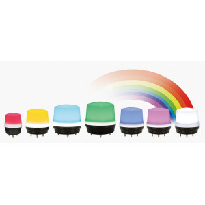 Sygnalizator świetlno-dźwiękowy 24VDC buzzer, światło ciągłe QMCL60-BZ-24