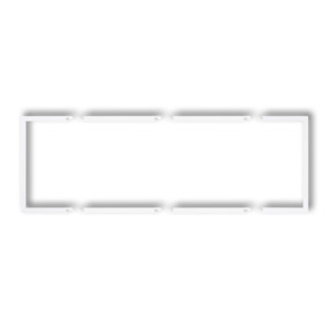 Ramka wypełniająca potrójna Karlik Deco DRW-3 biała