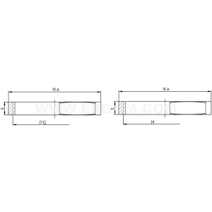 Nakrętka mosiężna M16 MDN 16M E03DK-04020200161