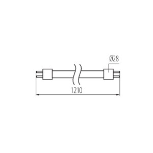 Świetlówka LED T8 G13 1210mm GLASSv3 18W-CW 2700lm 6500K barwa zimna 26065