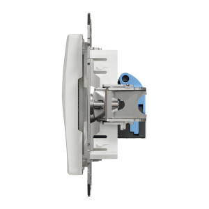 Sedna Design i Elements gniazdo komputerowe RJ45 kat. 6 UTP białe SDD111461