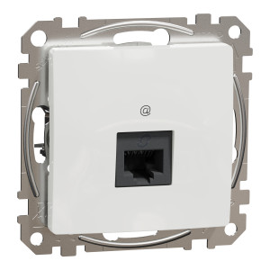 Sedna Design i Elements gniazdo komputerowe RJ45 kat. 6 UTP białe SDD111461