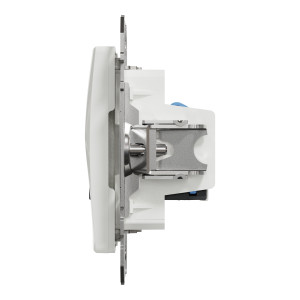 Gniazdo komputerowe podwójne RJ45 kat. 6 UTP białe SDD111462