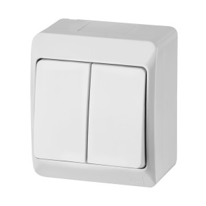 Hermes Łącznik świecznikowy hermetyczny IP44 biały ŁNT-5 0332-02