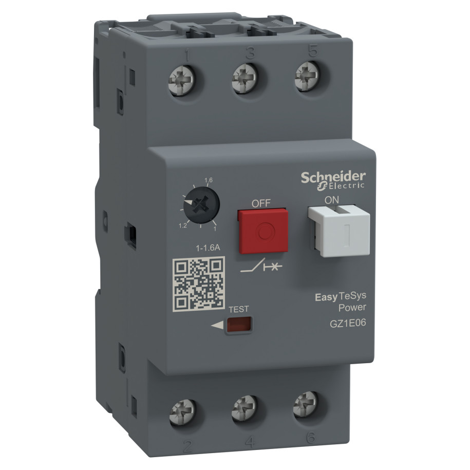 Wyłącznik silnikowy 3P 0,55kW 1,0-1,6A GZ1E06