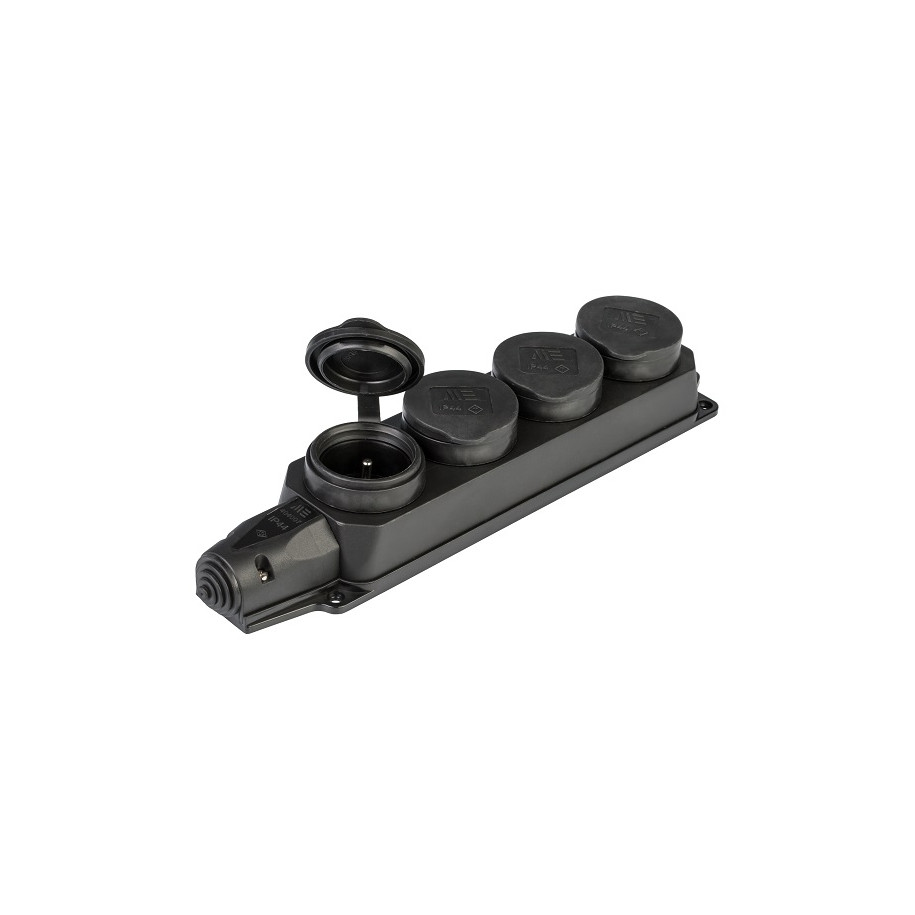 Listwa gumowe czterokrotna 4x230V 16A IP54 F6.0373