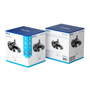 Oprawa ogrodowa TOSKANA-AD, E27, MAX.60W, AC220-240V, IP54, kinkiet prosty, czarny OS-TOS0DA-00