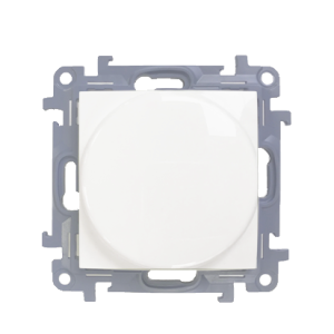 Ściemniacz obrotowy do LED ściemnialnych 230 V 2–250 W CS9LA.01/11 biały