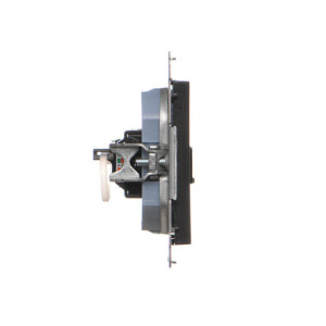 Simon 55 Gniazdo komputerowe RJ45 kat.6 czarny mat T61.01/149