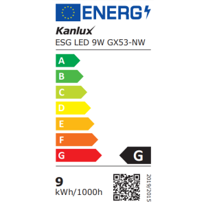 Żarówka LED 9W GX53-WW ESG 750lm 4000K 22423