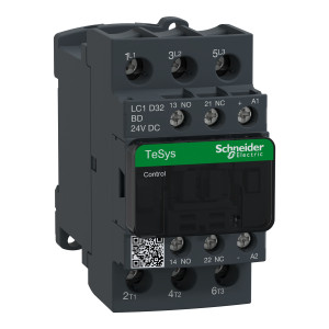 TeSys Deca Stycznik mocy 32A 3P 24V DC 1Z 1R LC1D32BD
